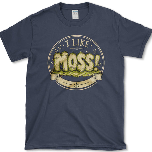 I Like Moss T-Shirt S / Navy Essential Tees