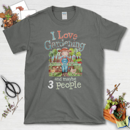 I Love Gardening T-Shirt Charcoal / S T-Shirt