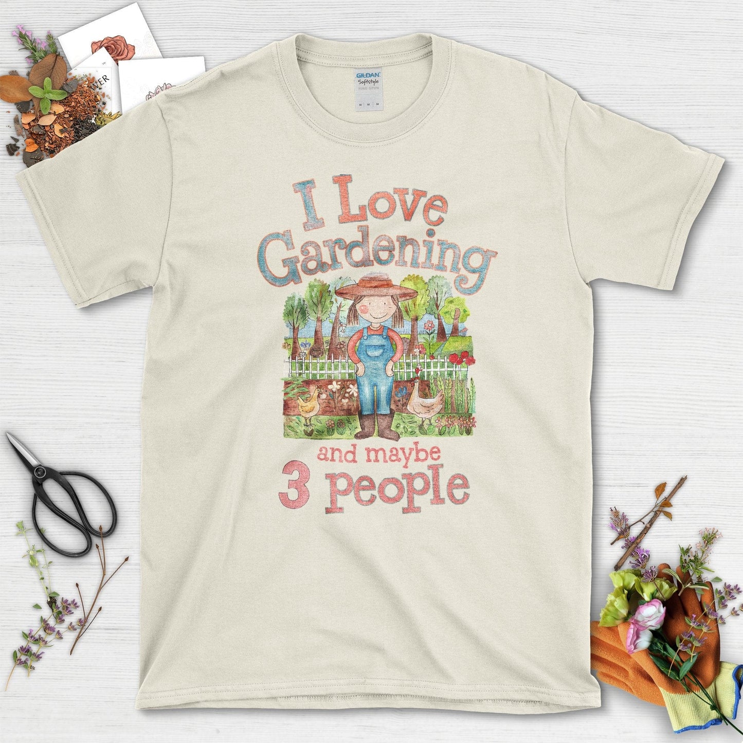 I Love Gardening T-Shirt Natural / S T-Shirt