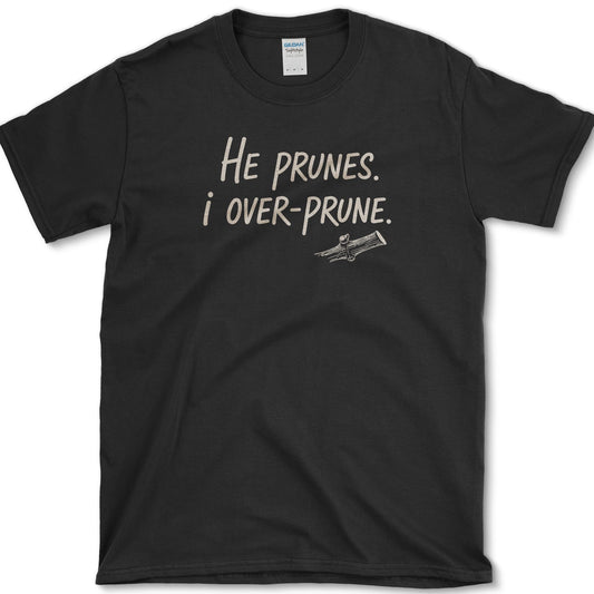 I Over-Prune T-Shirt Black / S Essential Tees