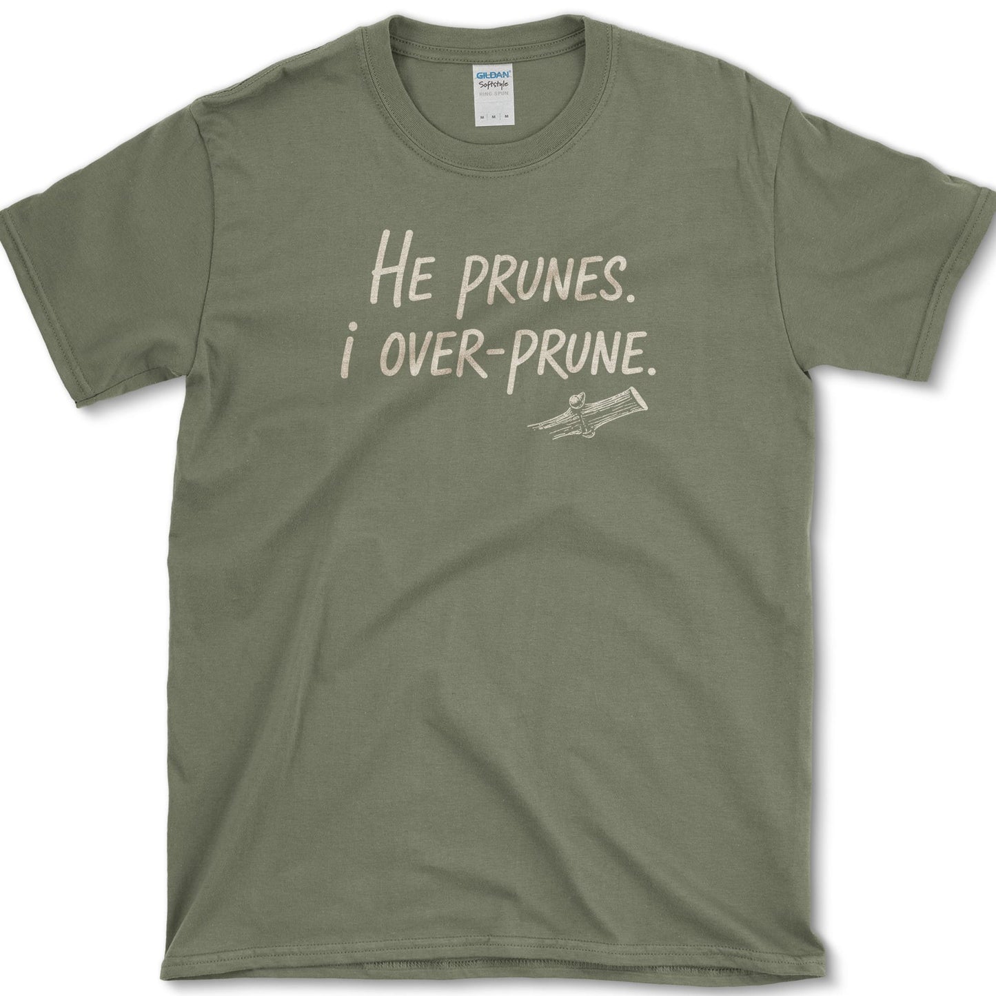 I Over-Prune T-Shirt Military Green / S Essential Tees