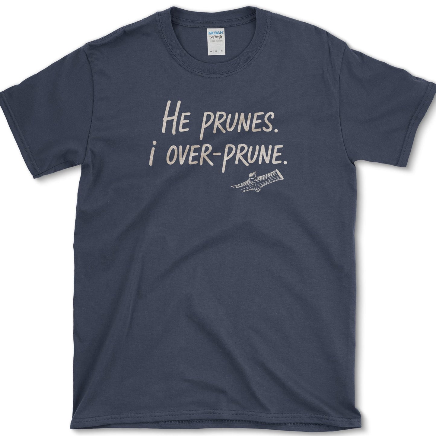 I Over-Prune T-Shirt Navy / S Essential Tees