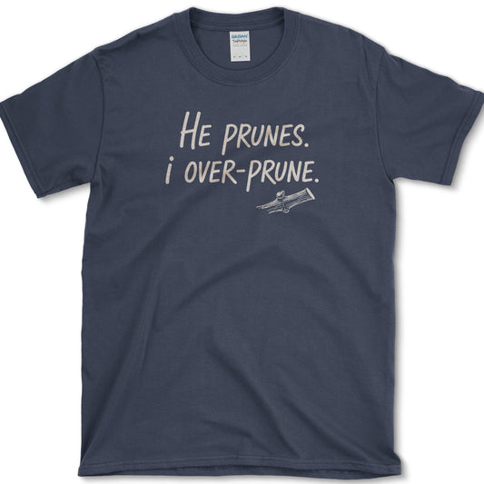 I Over-Prune T-Shirt Navy / S Essential Tees