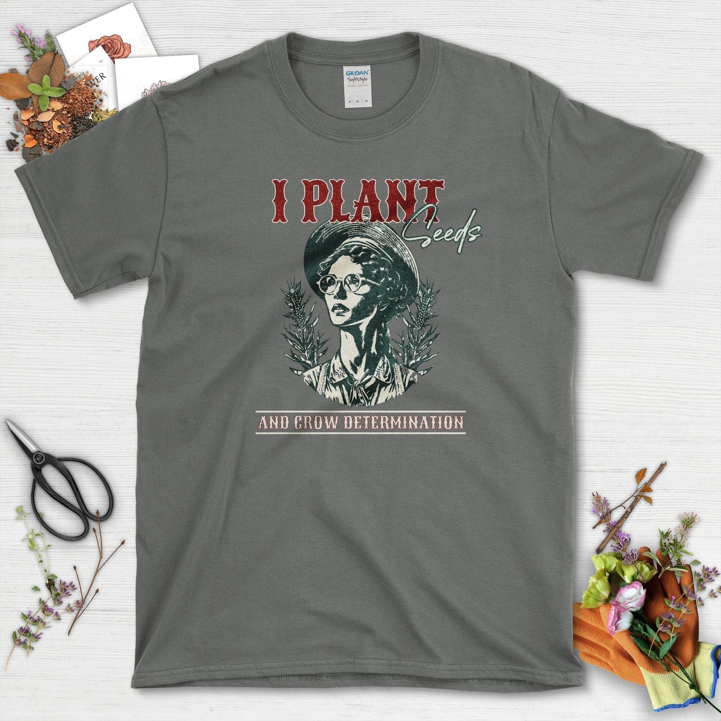 I Plant Seeds T-Shirt Charcoal / S T-Shirt
