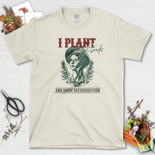 I Plant Seeds T-Shirt Natural / S T-Shirt
