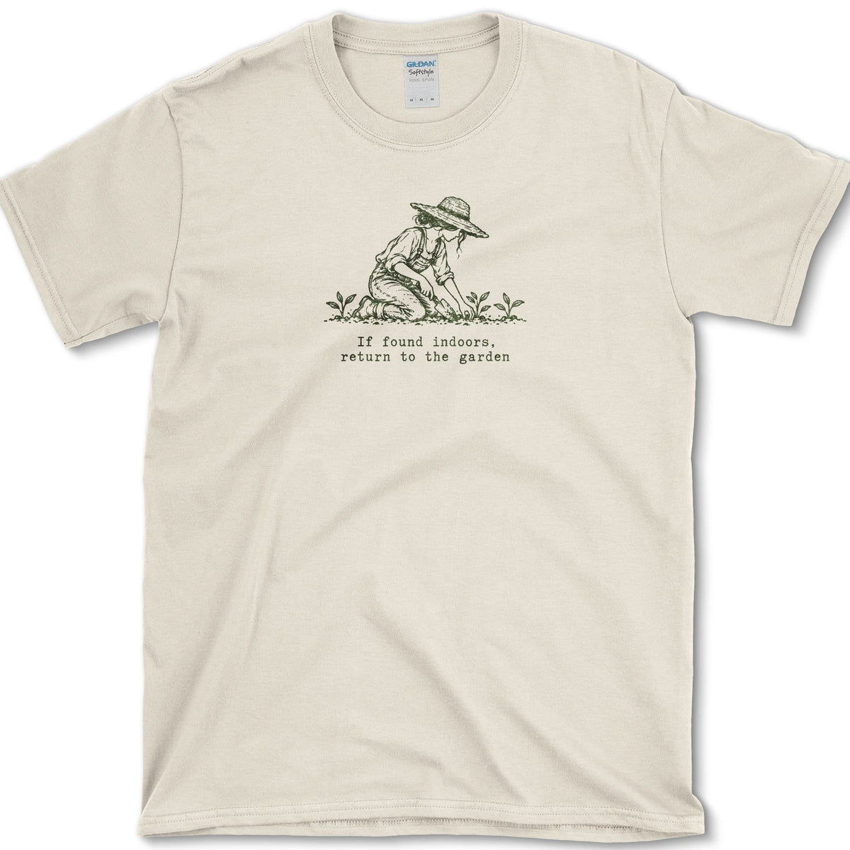 If Found Indoors T-Shirt Natural / S Essential Tees