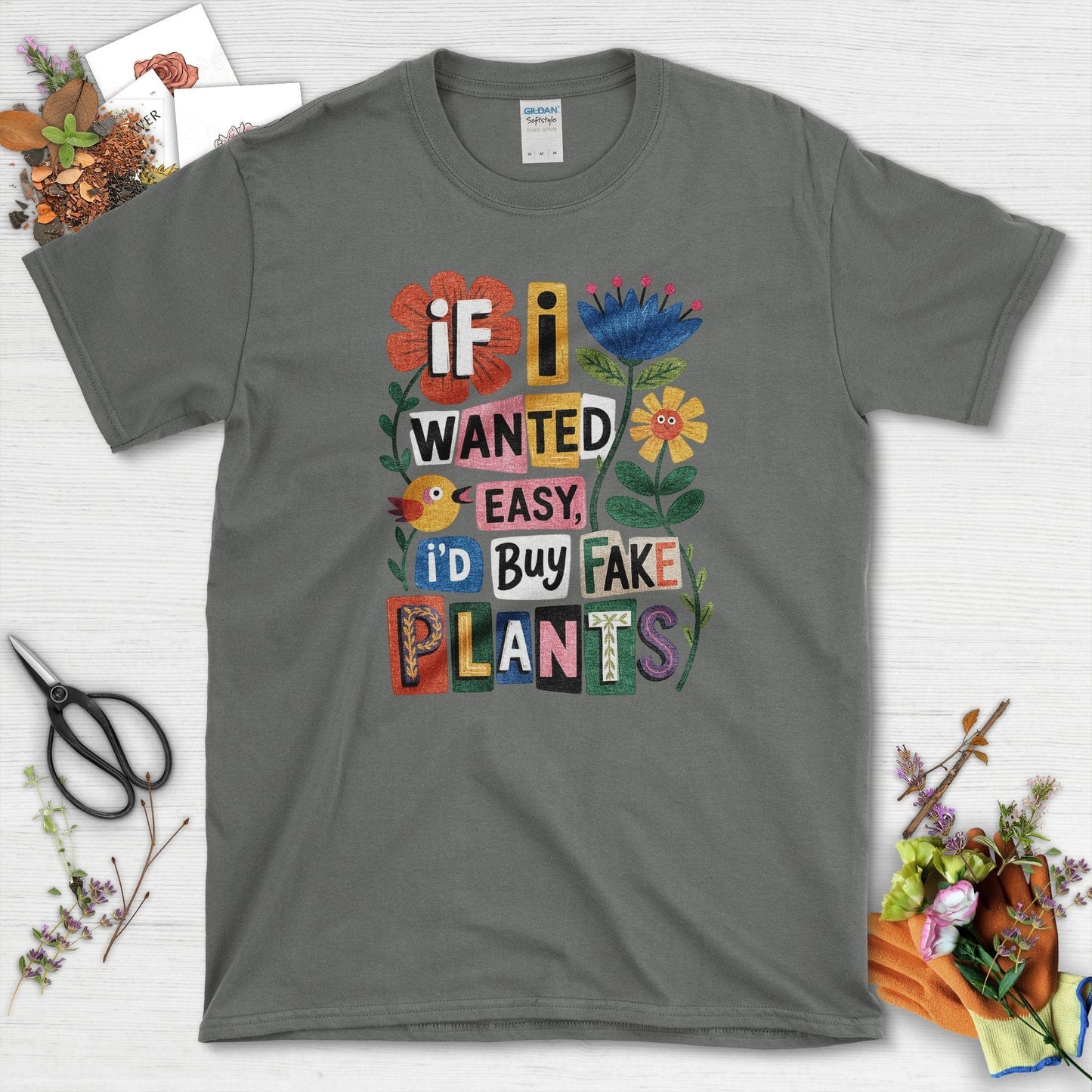 If I Wanted Easy T-Shirt Charcoal / S Physical Item