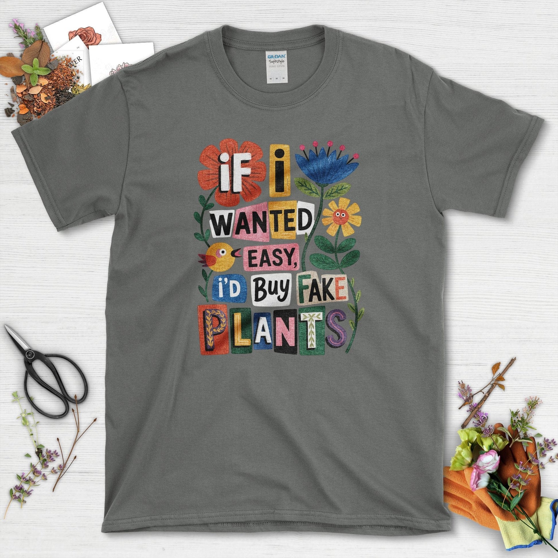 If I Wanted Easy T-Shirt Charcoal / S Physical Item
