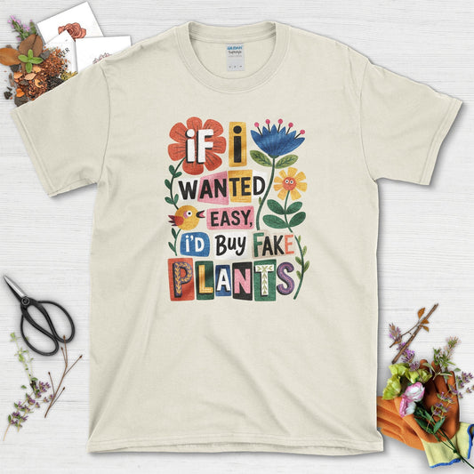 If I Wanted Easy T-Shirt Natural / S Physical Item