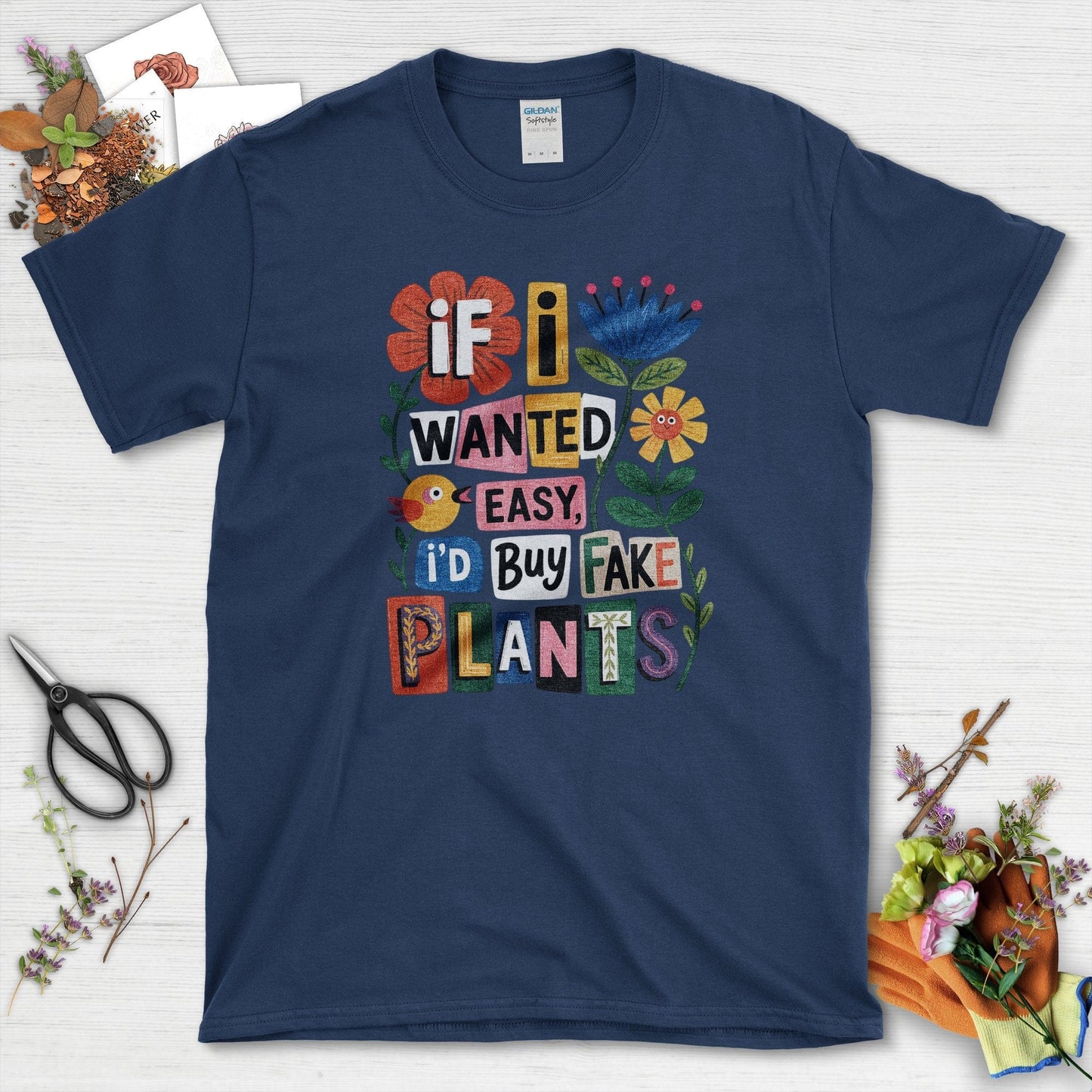 If I Wanted Easy T-Shirt Navy / S Physical Item