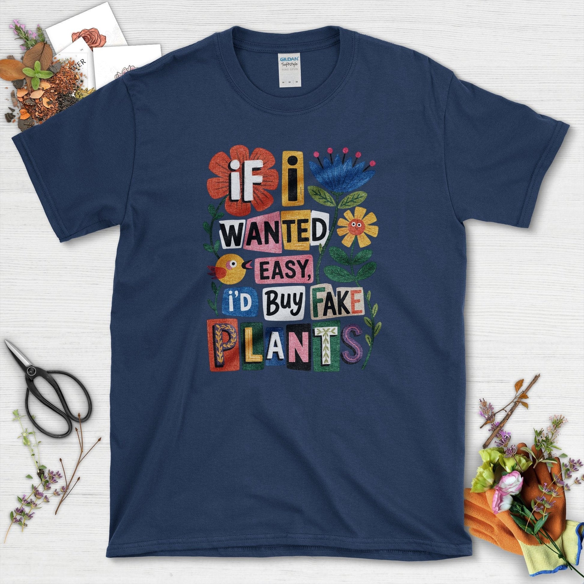 If I Wanted Easy T-Shirt Navy / S Physical Item