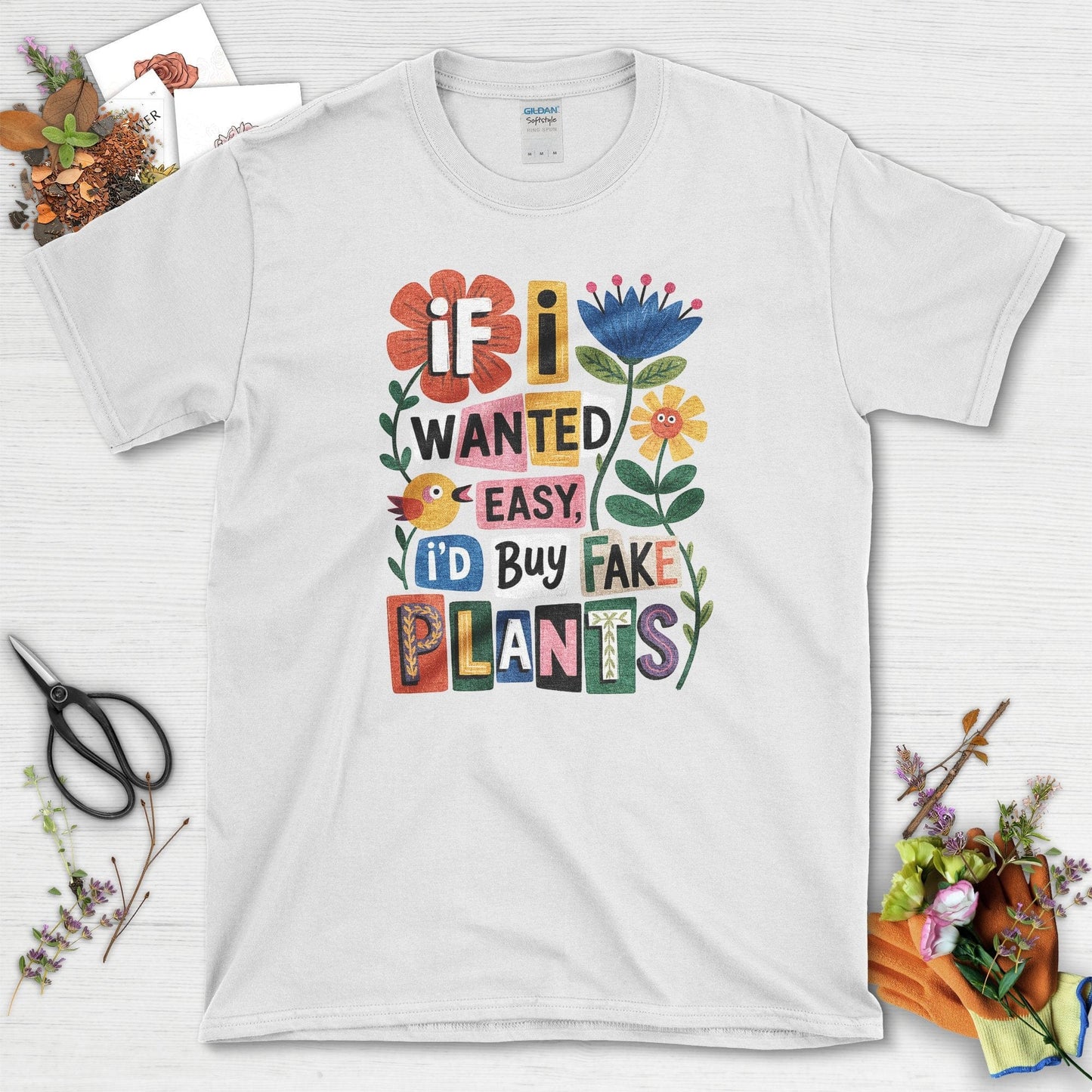 If I Wanted Easy T-Shirt White / S Physical Item