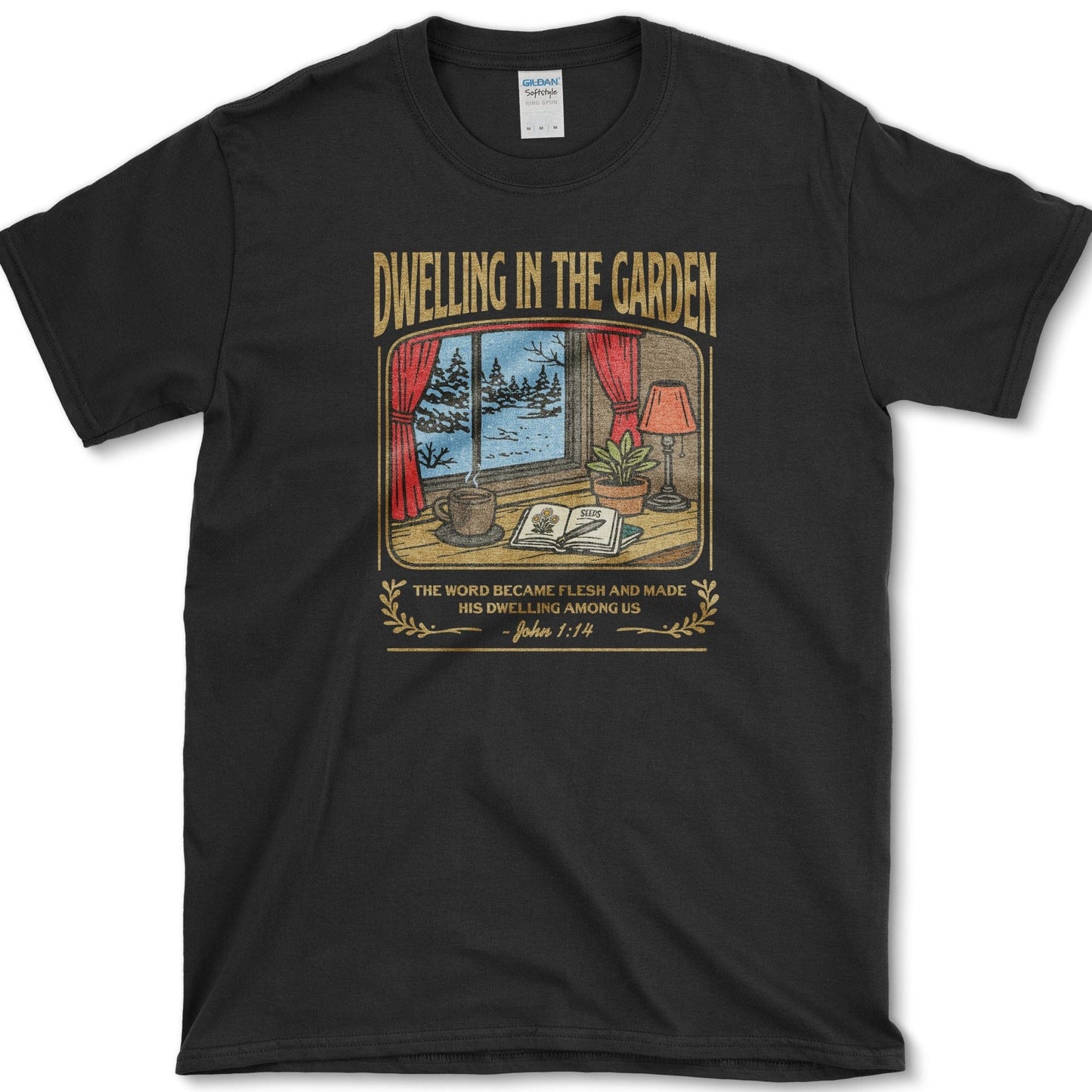 In the Garden T-Shirt Black / S Physical Item