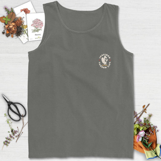 Inspired Garden Life Squirrel Logo Colorwashed Comfort Tank Top Pepper / S Tank Top