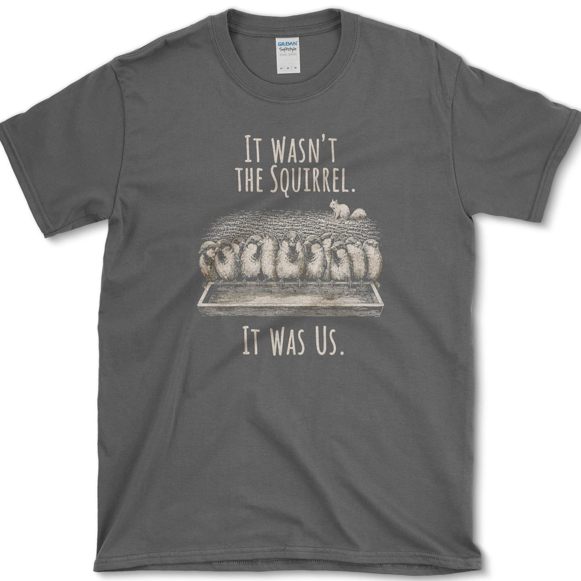 It Was Us T-Shirt Dark Heather / S Essential Tees