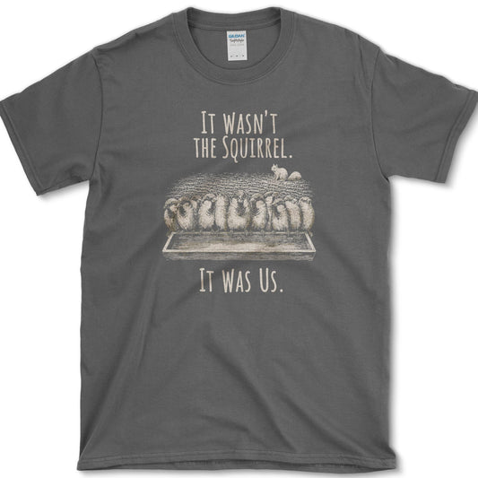 It Was Us T-Shirt Dark Heather / S Essential Tees