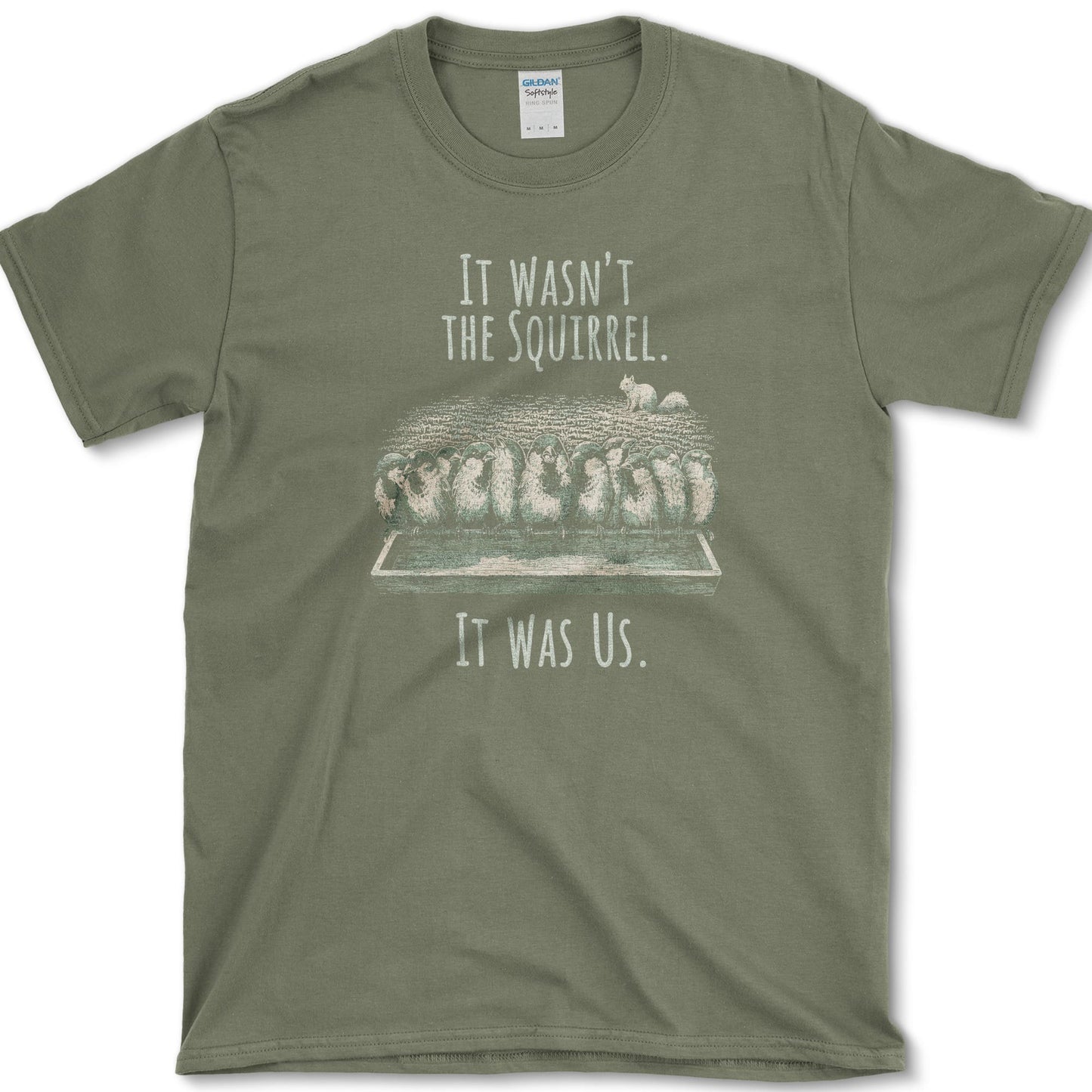 It Was Us T-Shirt Military Green / S Essential Tees