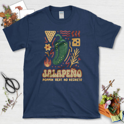 Jalapeno No Regrets T-Shirt Navy / M Physical Item