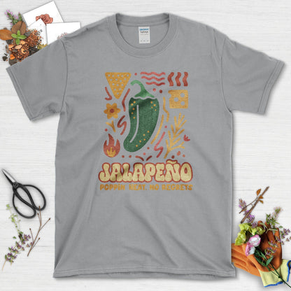 Jalapeno No Regrets T-Shirt Sport Grey / M Physical Item