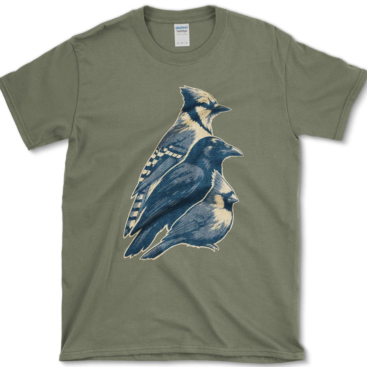 Jay Crow Cardinal T-Shirt S / Military Green Essential Tees