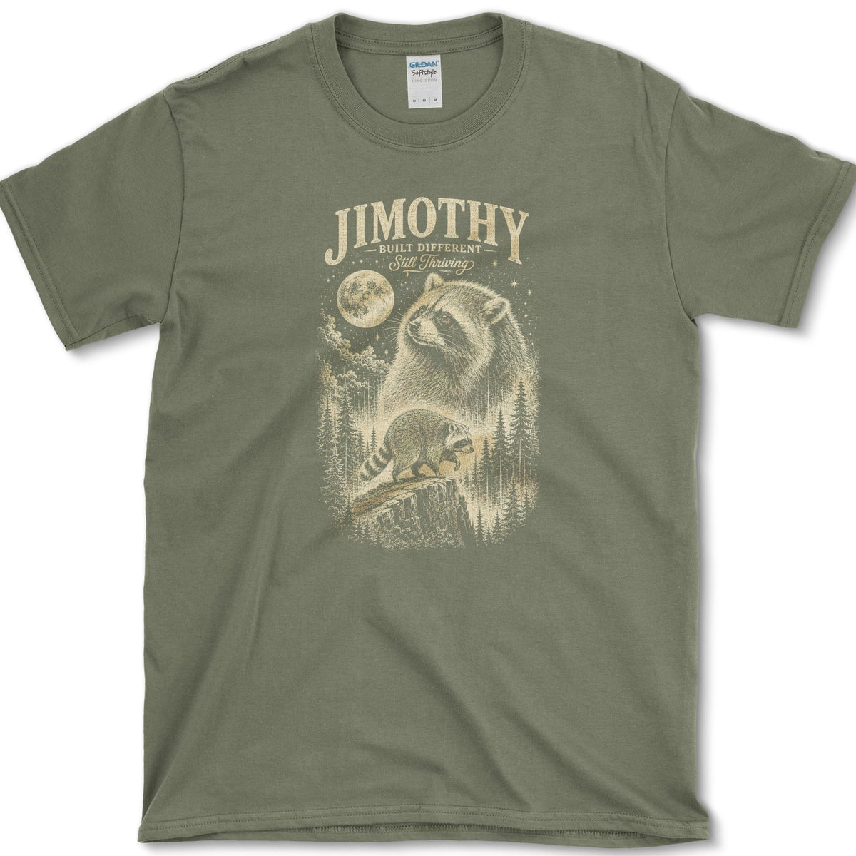 Jimothy T-Shirt S / Military Green Essential Tees