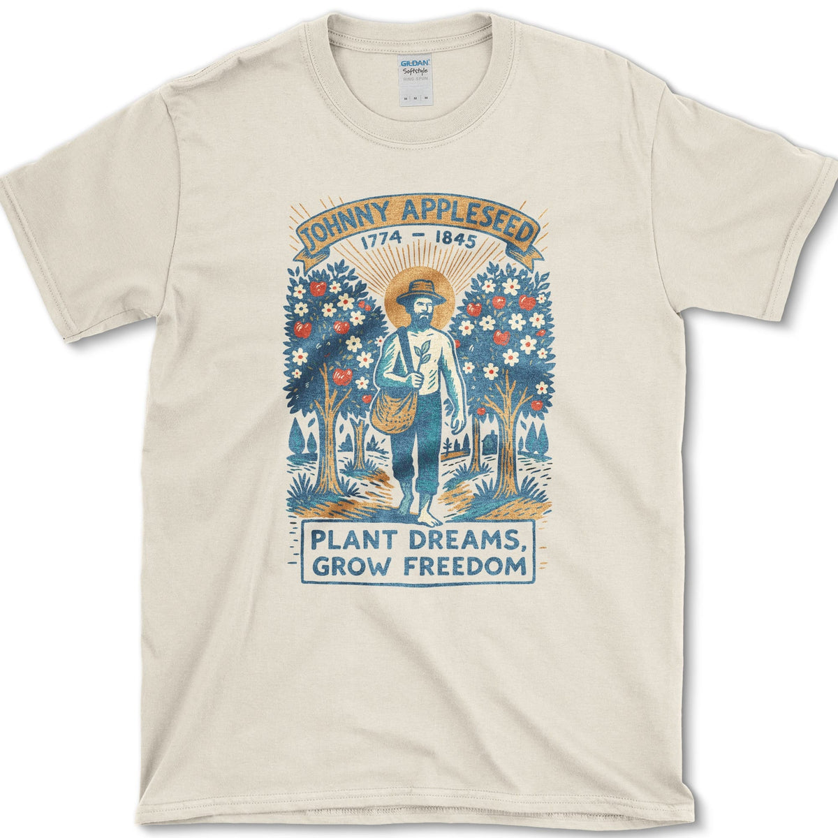Johnny Appleseed T-Shirt Navy / S Essential Tees