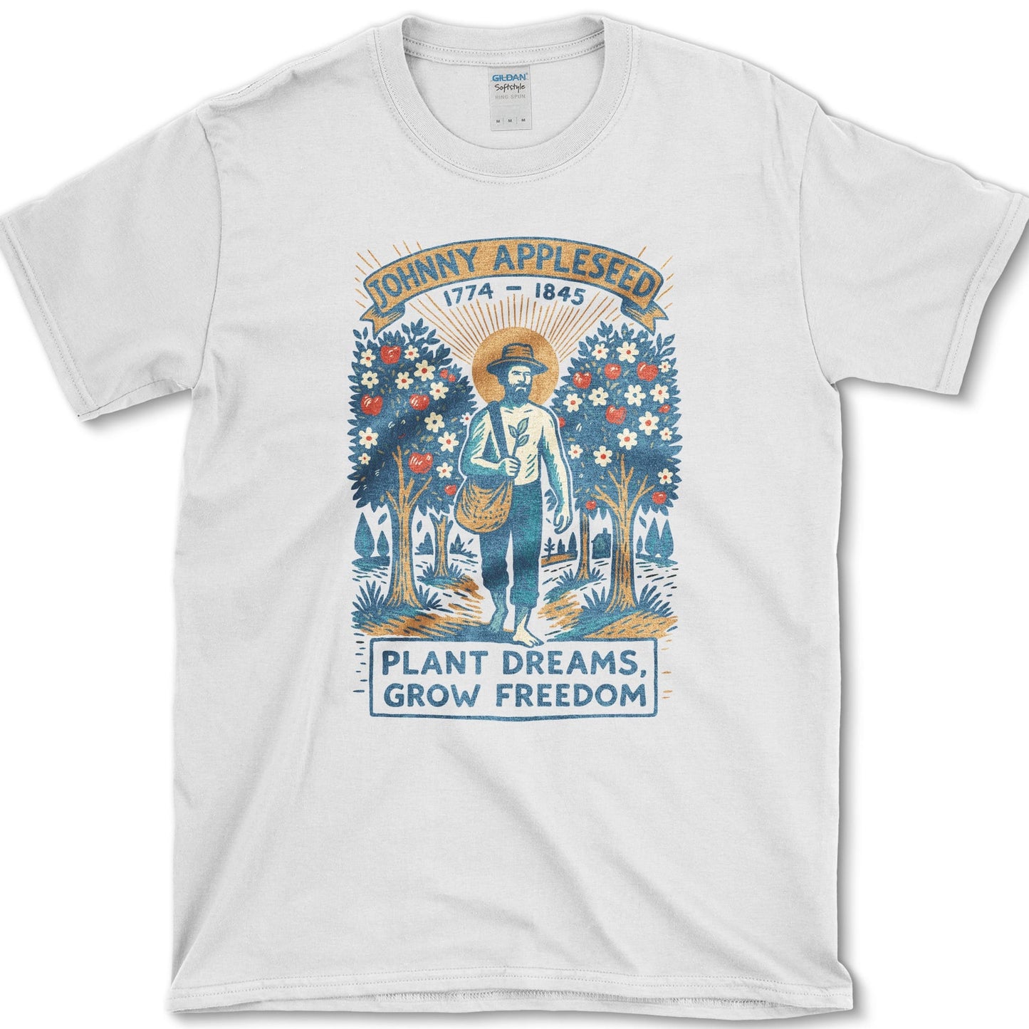 Johnny Appleseed T-Shirt White / S Essential Tees