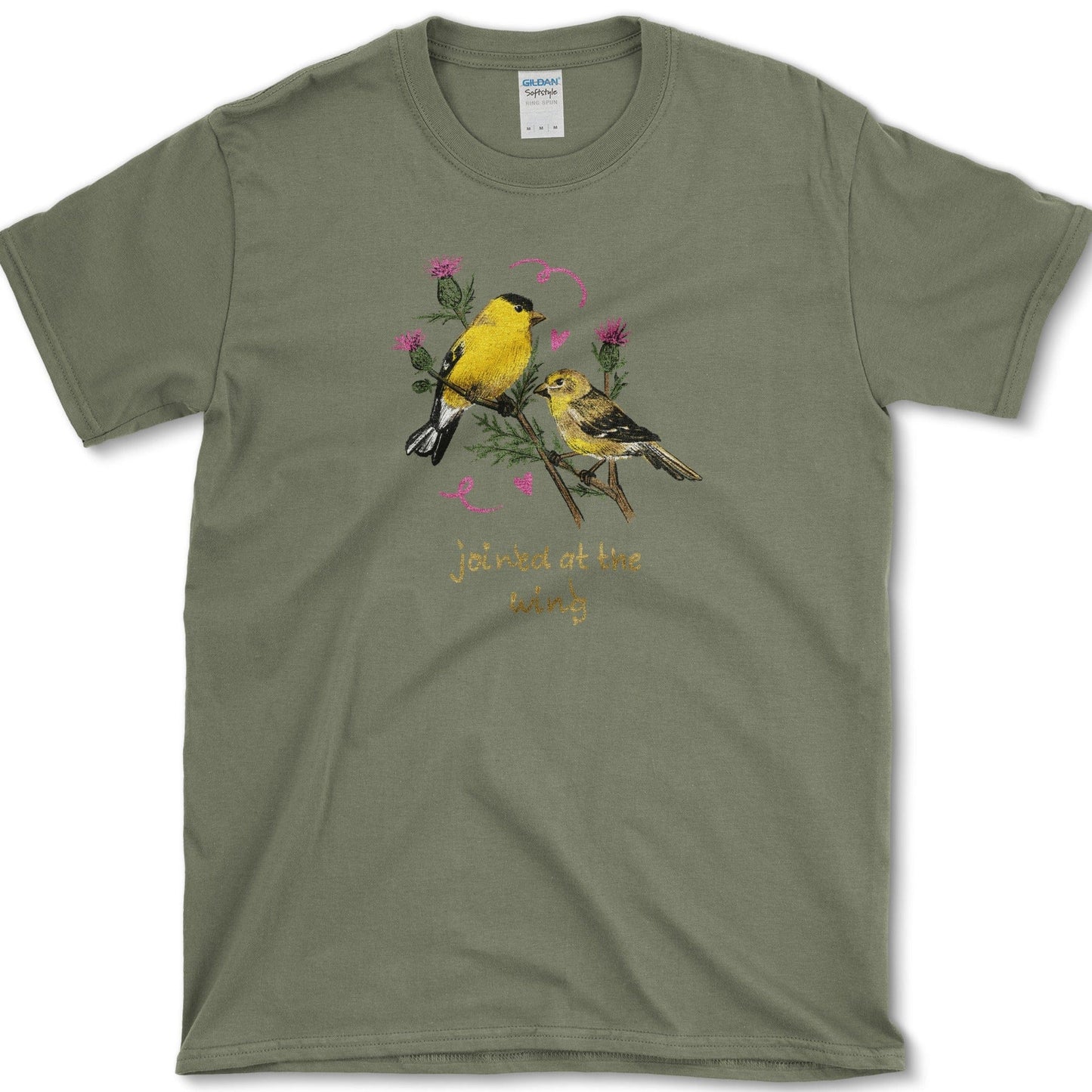 Joined At The Wing T-Shirt Essential Tees / S / Military Green Physical Item