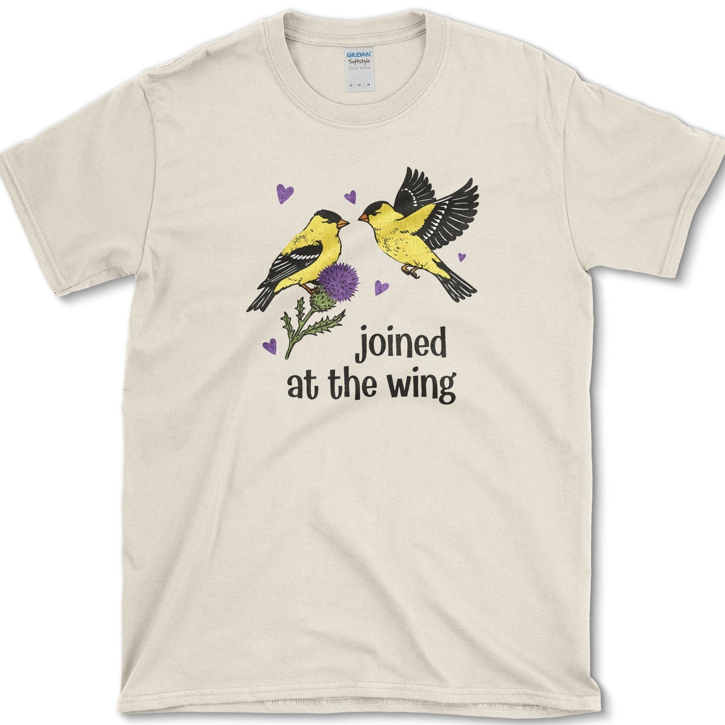 Joined at the Wing T-Shirt Essential Tees / S / Natural Physical Item