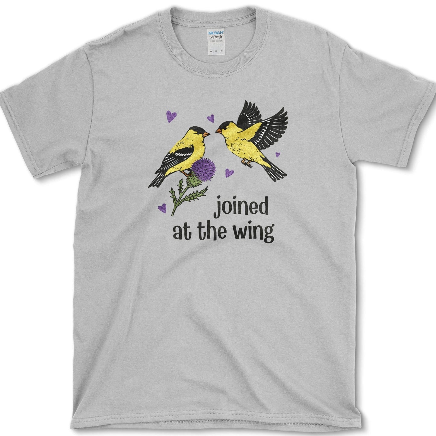 Joined at the Wing T-Shirt Essential Tees / S / Sport Grey Physical Item