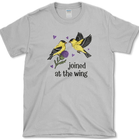 Joined at the Wing T-Shirt Essential Tees / S / Sport Grey Physical Item