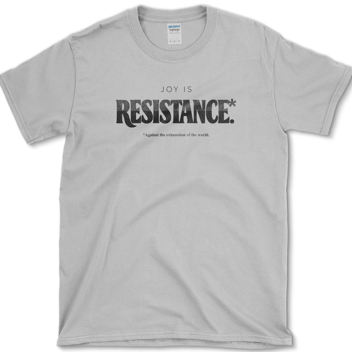 Joy Is Resistance T-Shirt Sport Grey / S Essential Tees