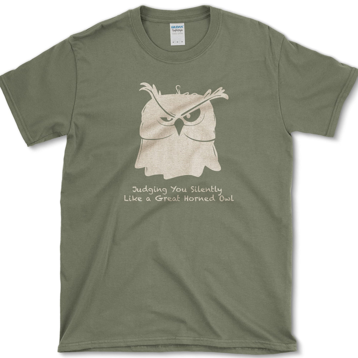 Judging You Silently T-Shirt Military Green / S Essential Tees
