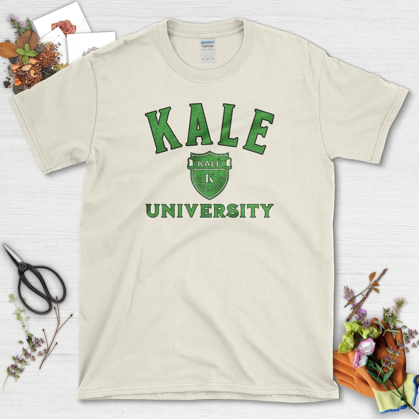 Kale University T-Shirt Natural / S T-Shirt