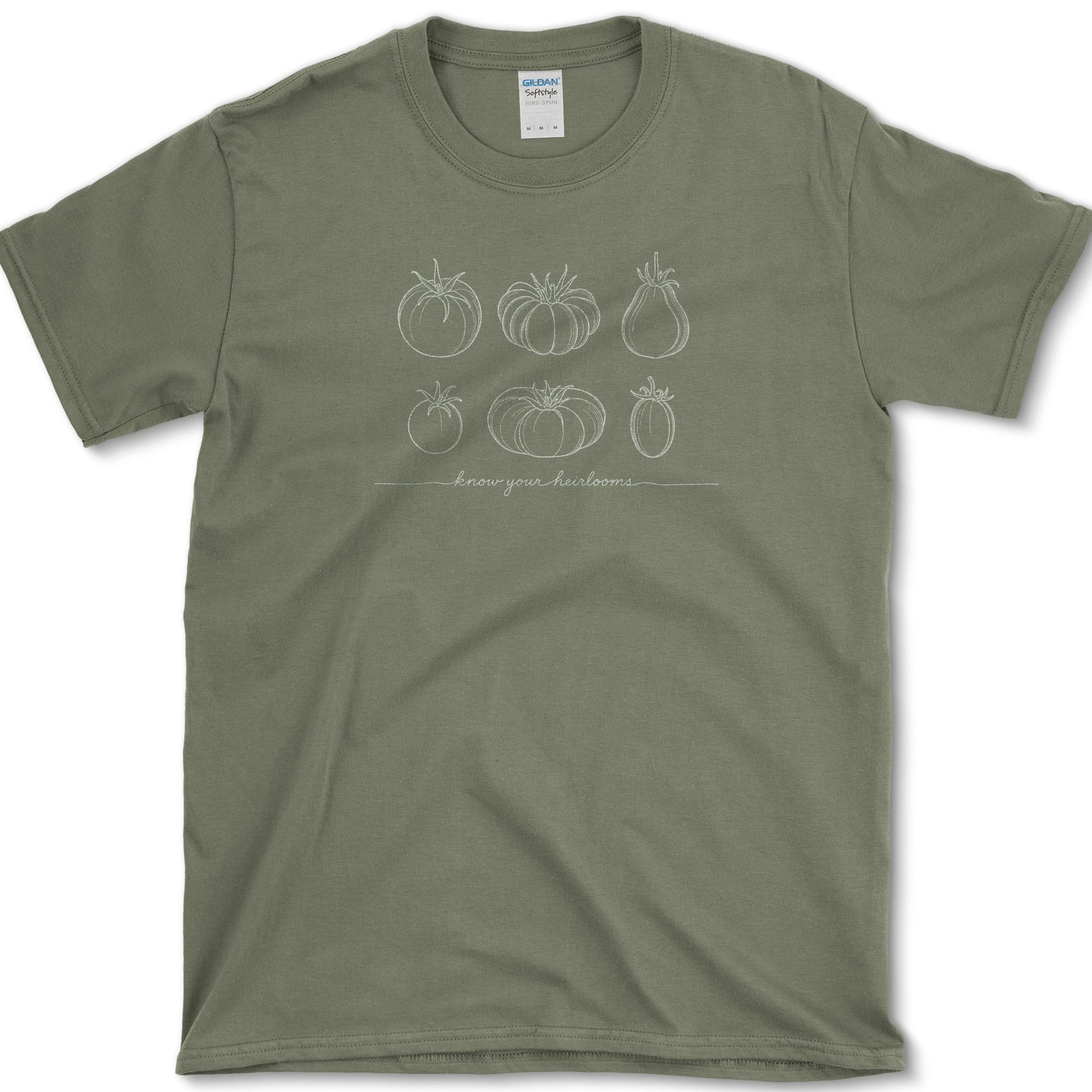 Know Your Heirlooms T-Shirt S / Military Green Essential Tees