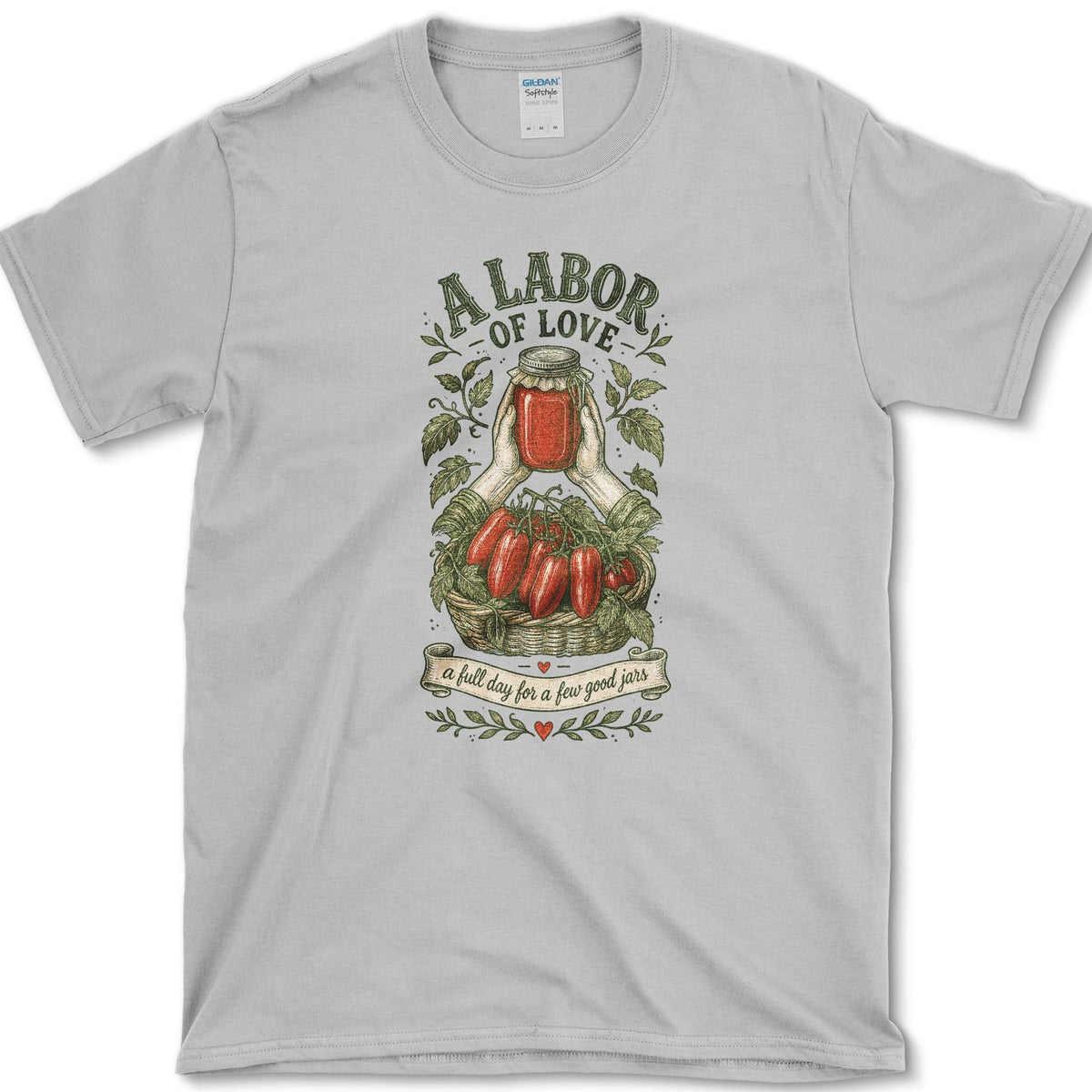 Labor Of Love T-Shirt S / Sport Grey Essential Tees