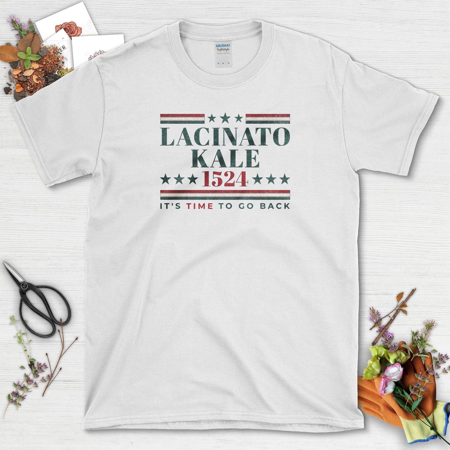 Lacinato Kale T-Shirt White / S T-Shirt