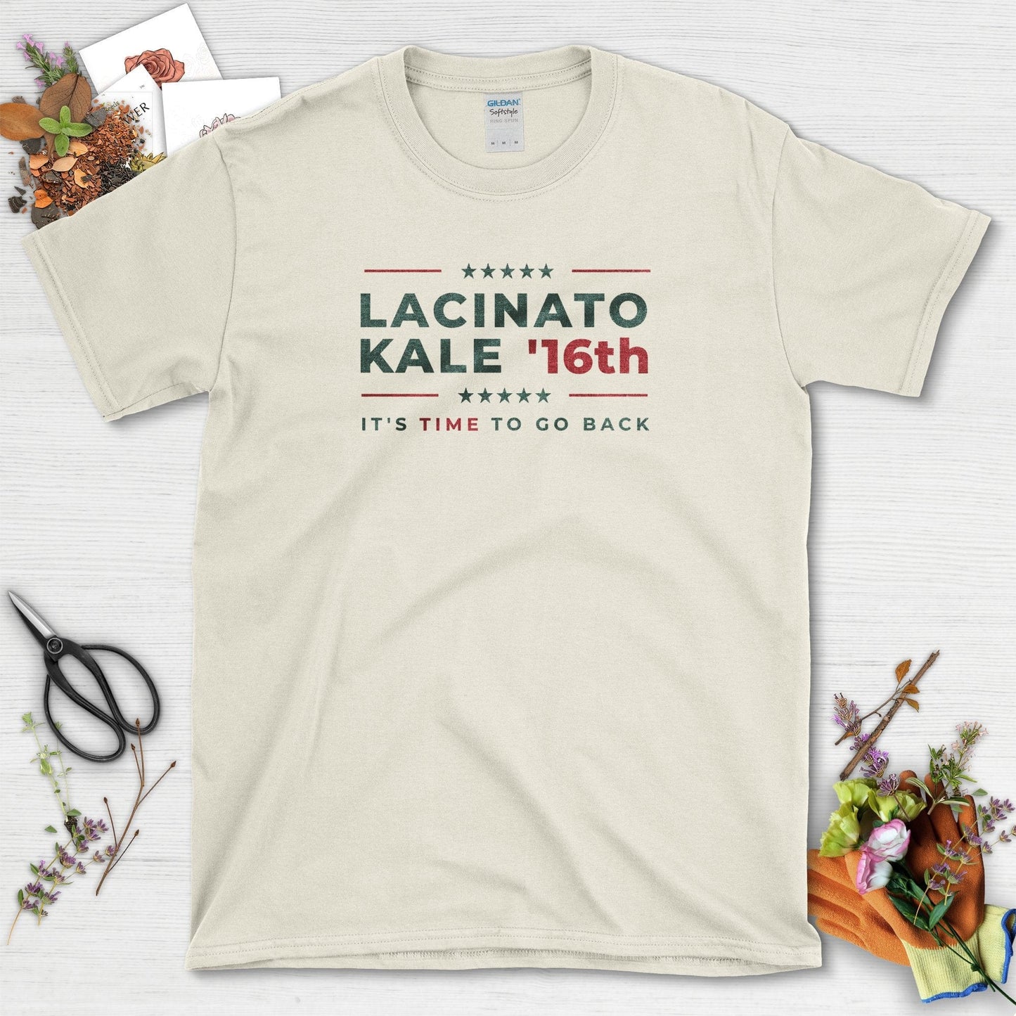 Lacinto Kale T-Shirt Natural / S T-Shirt