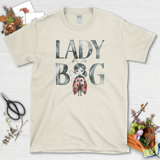 Lady Bug Garden T-Shirt Natural / S T-Shirt