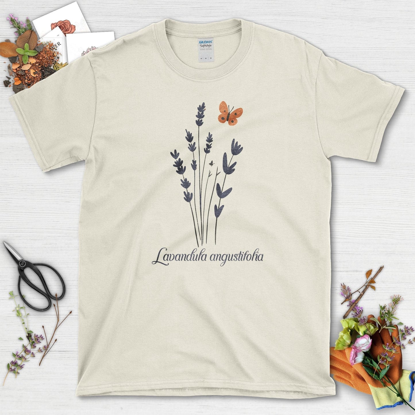 Lavender Blossom T-Shirt Natural / S T-Shirt