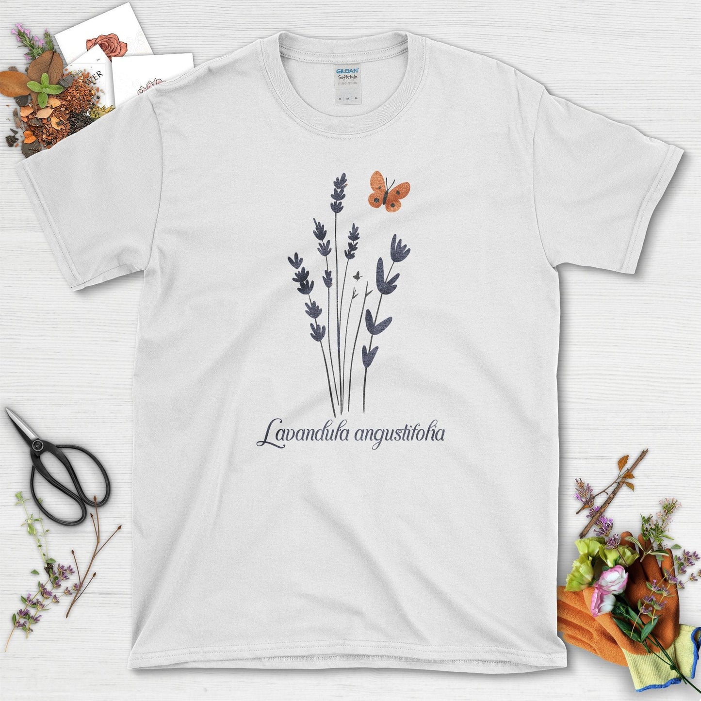 Lavender Blossom T-Shirt White / S T-Shirt