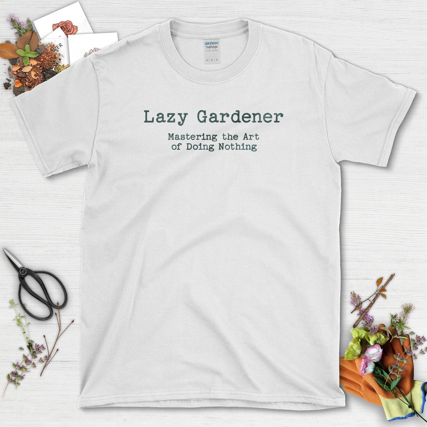 Lazy Gardener Art of Doing Nothing T-Shirt White / S T-Shirt