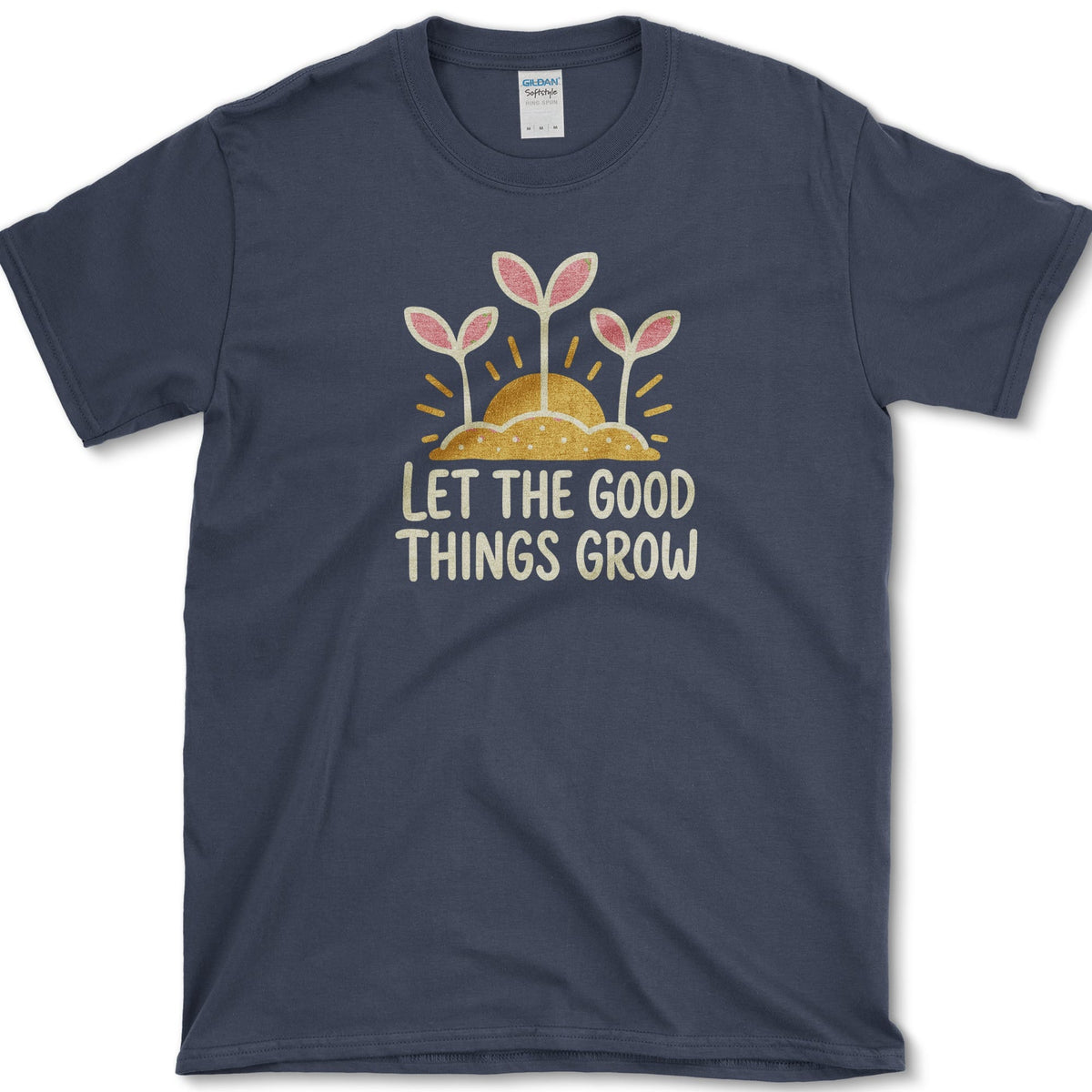 Let Good Things Grow T-Shirt S / Navy Essential Tees