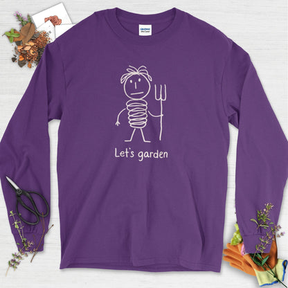 Let's Garden Long Sleeve Purple / S Physical Item