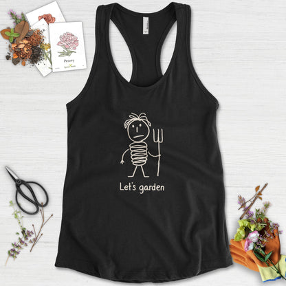Let's Garden Racerback XS / Black Physical Item