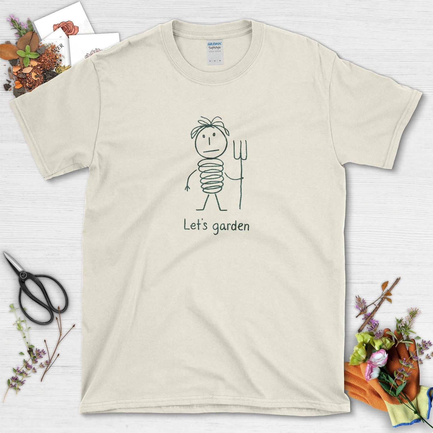 Let's Garden T-Shirt Natural / S T-Shirt