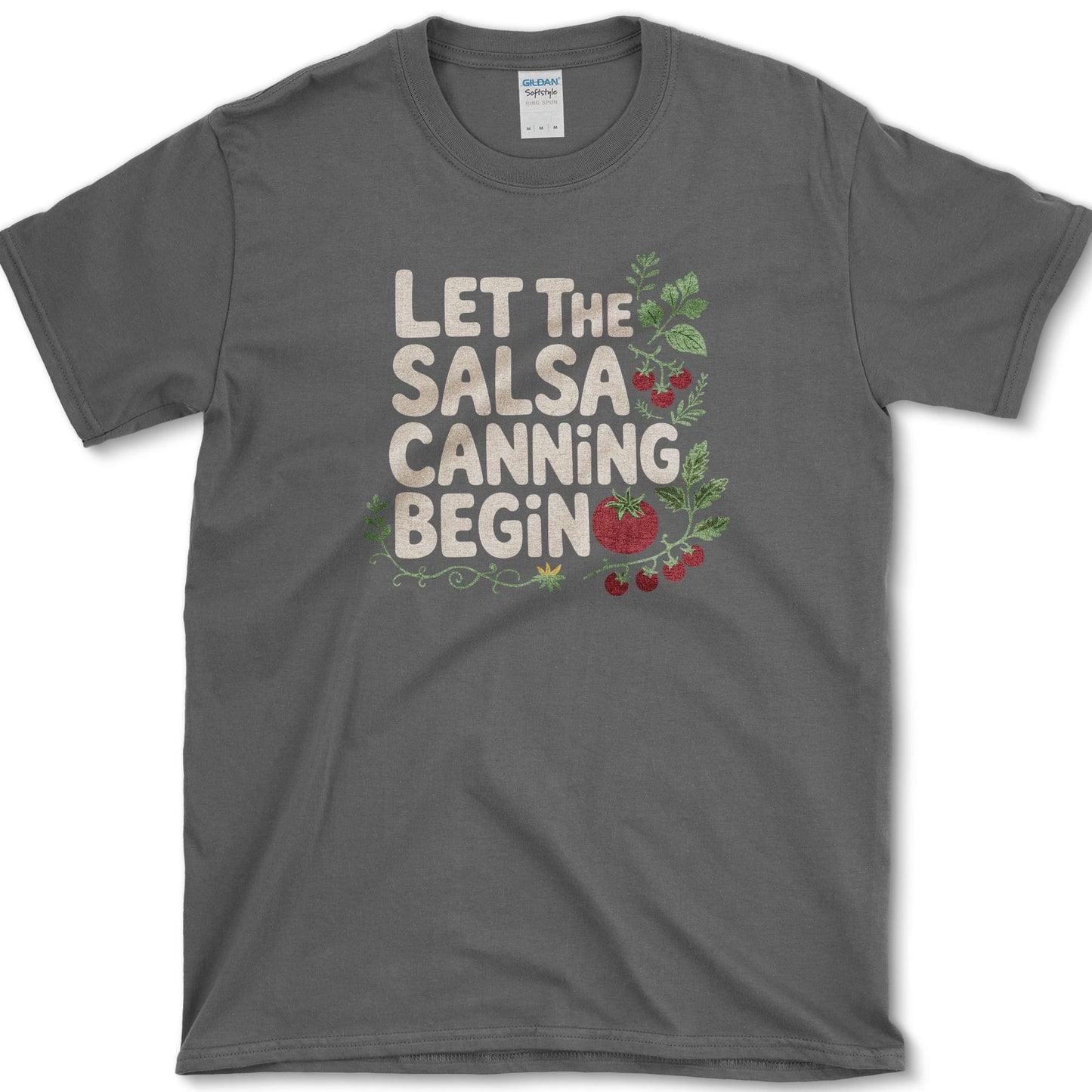 Let the Salsa Canning Begin T-Shirt S / Dark Heather Essential Tees