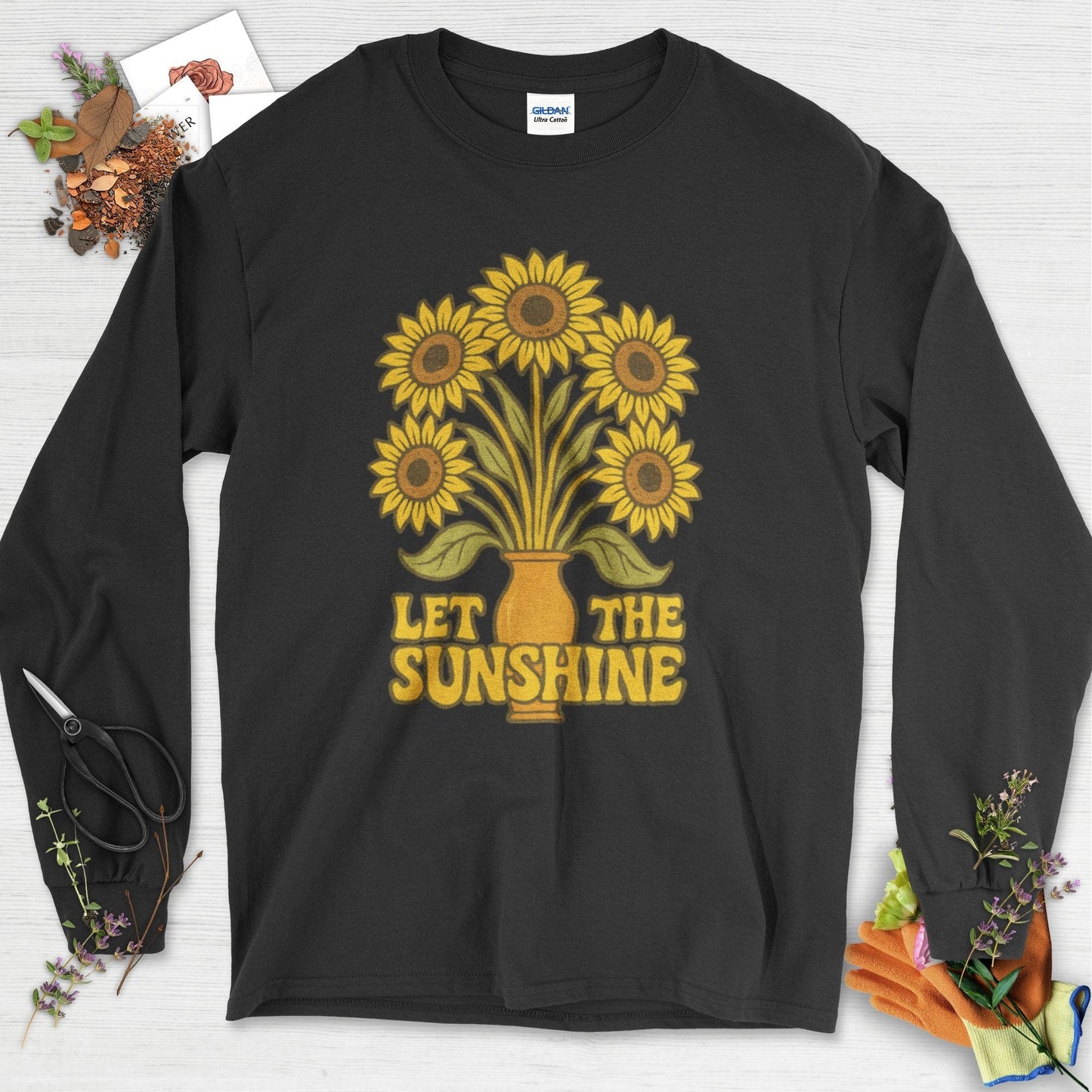 Let the Sunshine Garden Long Sleeve Black / S Physical Item