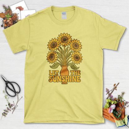 Let the Sunshine Garden T-Shirt Cornsilk / S Physical Item