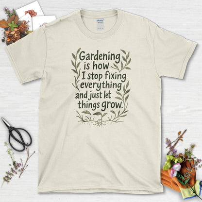 Let Things Grow T-Shirt Natural / S Physical Item